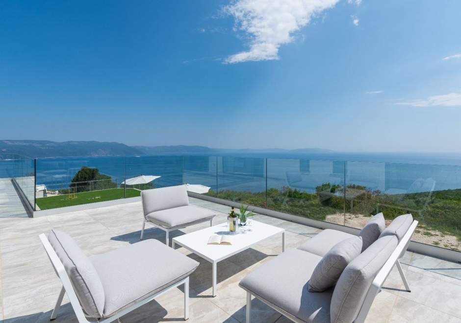 Villa Atrium con vista mare, piscina privata, jacuzzi, palestra e sauna