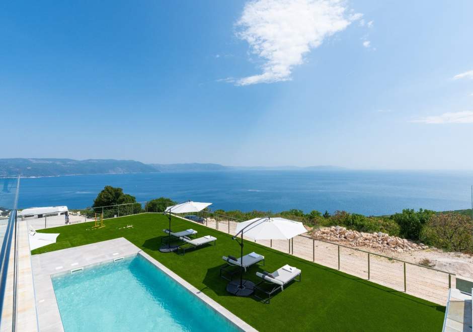 Villa Atrium con vista mare, piscina privata, jacuzzi, palestra e sauna