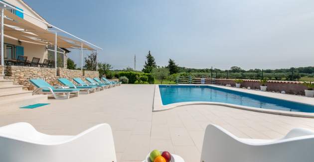 Villa Tanga near Rovinj with private pool and garden for 8 persons 
