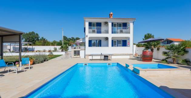 Casa vacanze nell'Istria rurale con piscina e idromassaggio