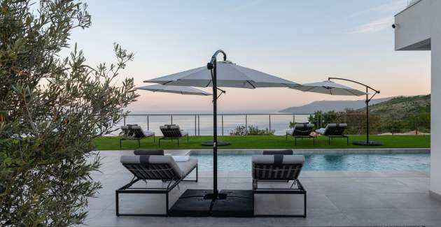 Villa Atrium con vista mare, piscina privata, jacuzzi, palestra e sauna