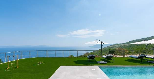 Villa Atrium con vista mare, piscina privata, jacuzzi, palestra e sauna