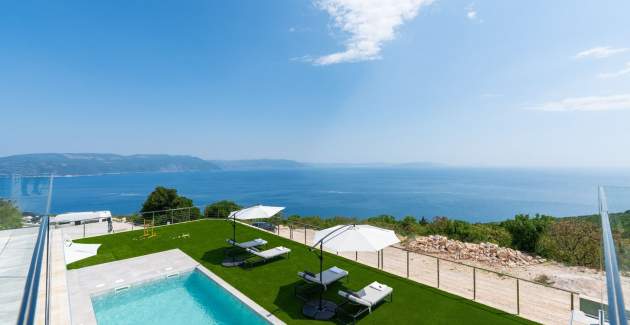 Villa Atrium con vista mare, piscina privata, jacuzzi, palestra e sauna