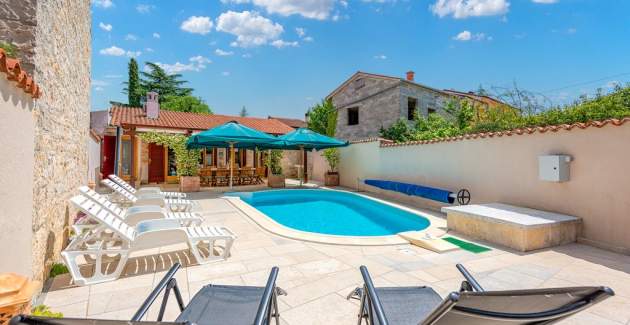 Rustikale Villa Diana mit Swimmingpool in der Nähe von Rovinj
