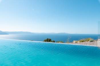 Villa Aristea with sea view, jacuzzi and infinity pool