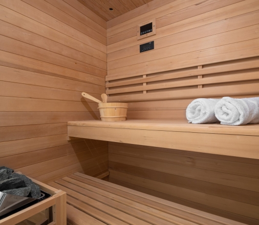Villa Ultima with sea view, private pool, jacuzzi, gym and sauna