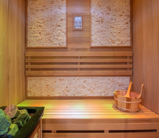 Villa Atrium with private pool, sea view, jacuzzi, gym and sauna