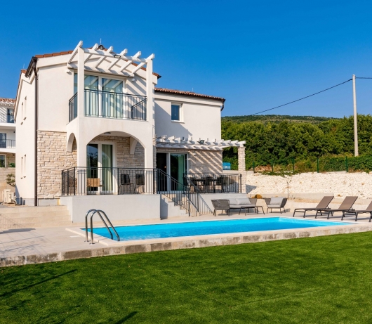 Diminici Villas / 4 bedroom villa with pool and sea view 21B