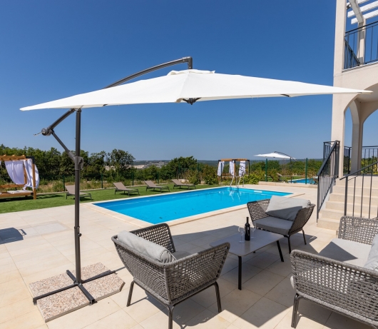 Diminici Villas / 4 bedroom villa with pool and sea view 21B