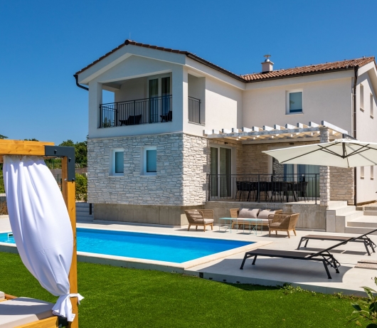 Diminici Villas / 4 bedroom villa with pool and sea view 20A