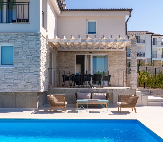 Diminici Villas / 4 bedroom villa with pool and sea view 20A