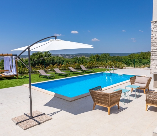 Diminici Villas / 4 bedroom villa with pool and sea view 20A