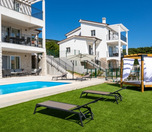 Diminici Villas / 5 bedroom villa with pool and panoramic sea view 2F