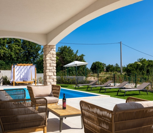 Diminici Villas / 5 bedroom villa with pool and panoramic sea view 1F