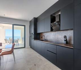 Villa Ultima with sea view, private pool, jacuzzi, gym and sauna