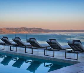 Villa Ultima with sea view, private pool, jacuzzi, gym and sauna