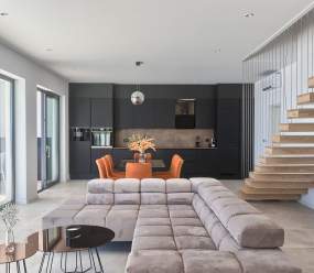 Villa Ultima with sea view, private pool, jacuzzi, gym and sauna